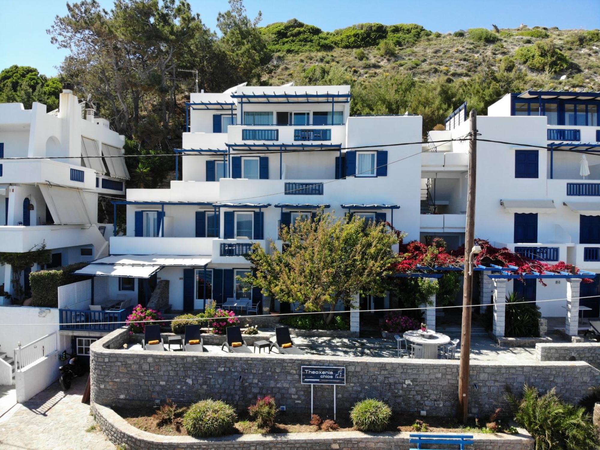 Theoxenia Chios Apartments Paralia Agias Foteinis Exteriör bild